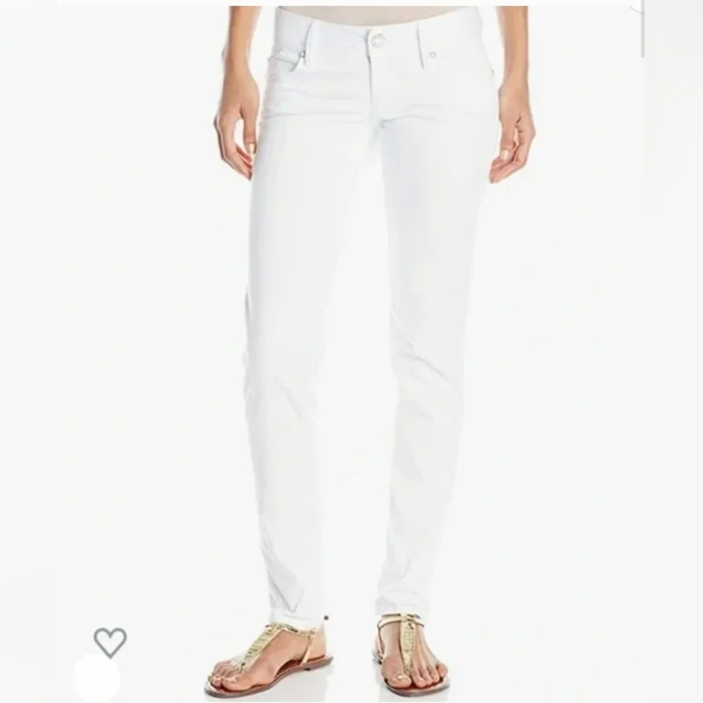 ๐ฅ SOLD ๐ฅ Lilly Pulitzer White Worth Skinny Mini Jeans - Picture 1 of 8